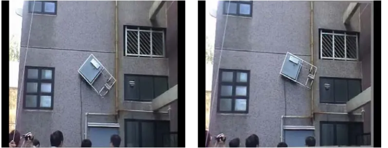 Figure 6  Site demonstration of the prototype service robot for gas pipe inspection   