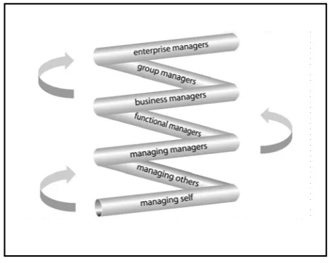 Figure 6 The management levels of Drotter’s (2003) 