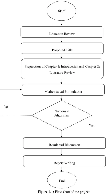 Figure 1.1: Flow chart of the project