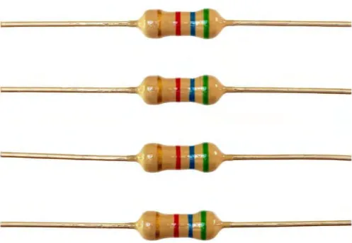 Figure 2.4: Resistors (Allaboutcircuits.com, 2005). 