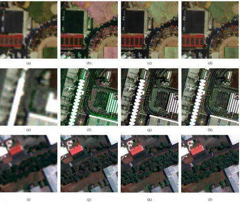TABLE I: SATELLITE IMAGERY FOR THE EXPERIMENTS