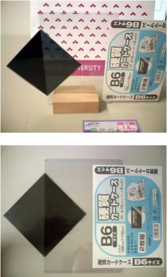Fig. 10 Quasi-1/2 wave plate (card case) 