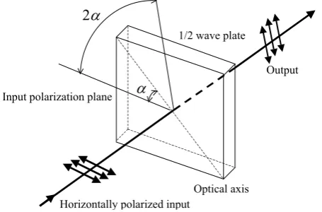 Fig. 9  Rotation of polarization axis 