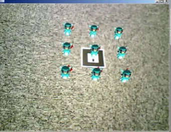 Fig. 12  Interaction system using 3D pointing 