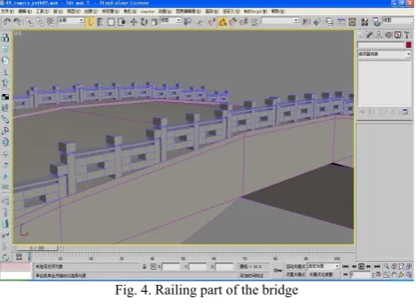 Fig. 4. Railing part of the bridge 