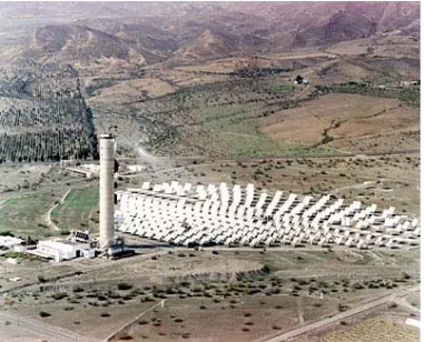 Figure 5. Solar Tower plant in Almeria, Spain. 