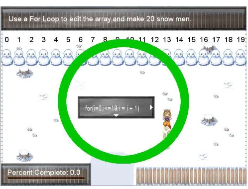 Figure 3. The educational serious game Wu’s Castle (Eagle & Barnes, 2009) 