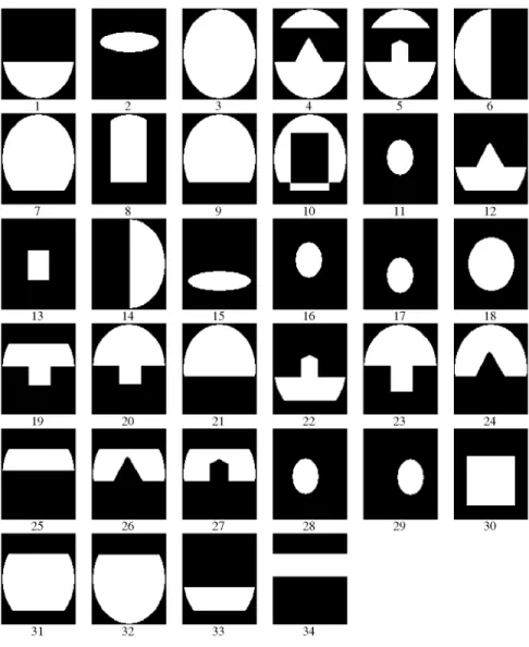 Fig. 5. Local region templates. 