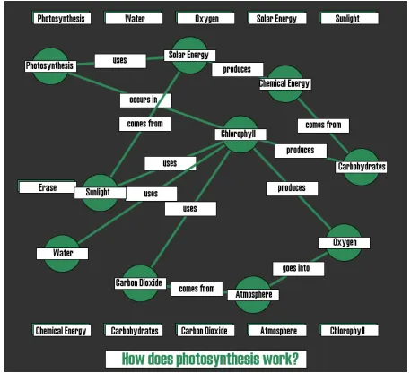 Fig. 6. An “expert” map showing possible connections. 