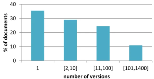 Table 1: Test collection statistics.