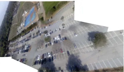 Figure 7: Final panorama assembled from a picture triplet with no user interaction. East Remote Parking Lot UCSC