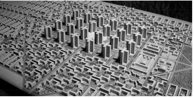 Figure 1.4: Grid City Concept by Le Corbusier 