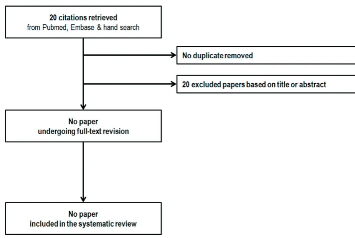 Figure 1 Flow chart showing the study selection process.