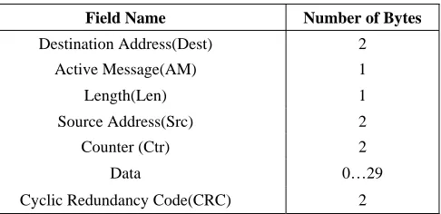 Figure 6. SCUR Packet Format   