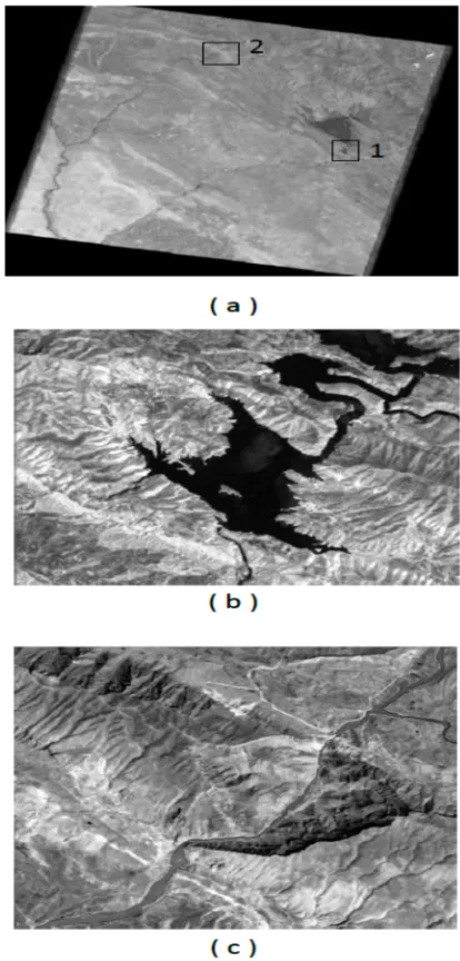 Fig. 2. (a) is a ((5*5)  sample  image, (b) an observations represented with a  block of size 2*2) neighbourhood  pixels, (c)an observations  