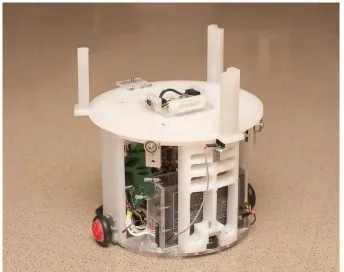 Figure 1.1: AMR platform conﬁgured for sensor network experiments.