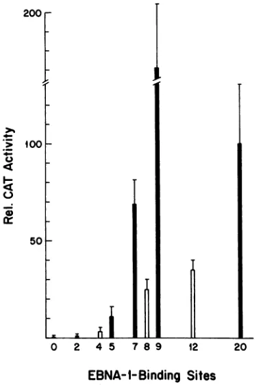 TABLE 1. EBNA1-dependent enhancer activityin human and mouse cells