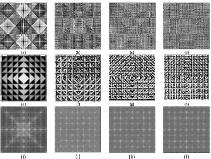 Table 3: DWT of image 1 an last-high resolution: Original Image(a), Reconstruct Db1(b), Reconstruct Db4(c), Reconstruct Db7(d), Central Zoom(e), Reconstruct Db1(f), Reconstruct Db4(g), Reconstruct Db7(h), FFT Original Image(i), FFT Rec Db1(j), FFT Rec Db4(