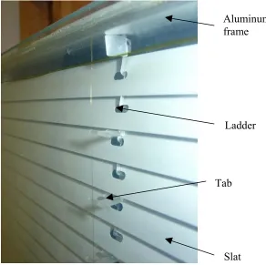 Figure 3.1 - Ladder/Slat/Tab Assembly 