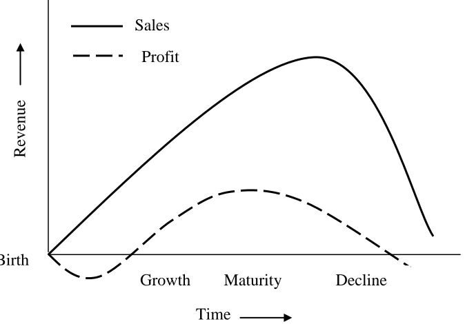Figure 3. Ideal Form of a Product Life Cycle 