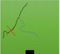 Fig. 5.  The effect of mutation type three in movement of the agent  