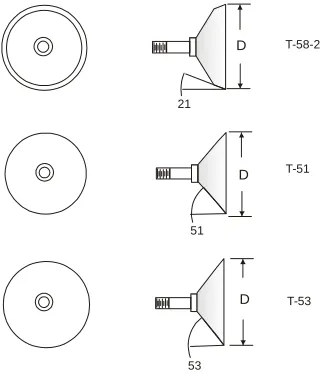 Fig. 6. Deflector and its angle variations. 