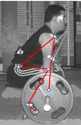 Fig. 2. Manipulator’s model; Joints angle are based on DH representation. 