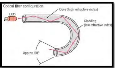 Figure 2.1(b): Optical Fiber Configuration. 
