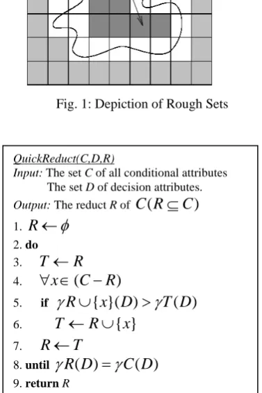 Fig. 1: Depiction of Rough Sets 