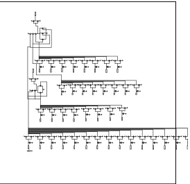 Figure 2. Tanner implementation for a 16 bit processor inverting the 8 bit video and 16 bit audio data  