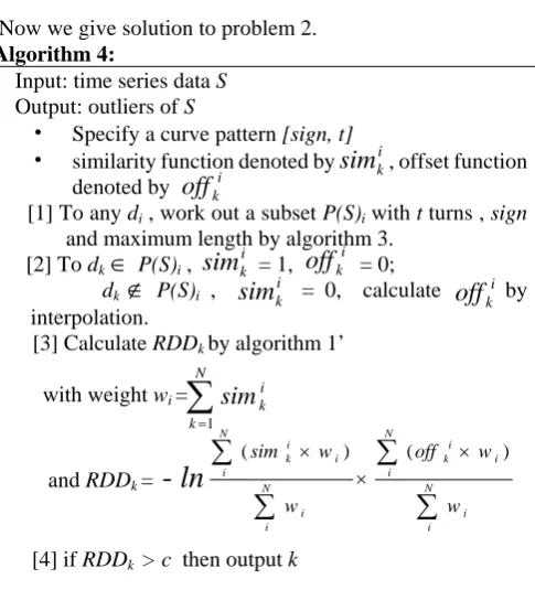 Fig. 5: RDD values for synthetic sequences of Fig.4 