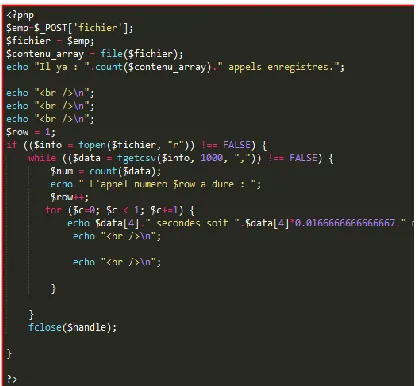 Fig. 5. Script processing 