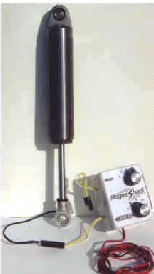 Figure 2.  Carrera’s 1st Generation MagneShock™ Shown with Control Box 