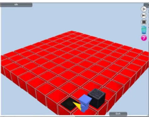Figure 4.9 An example “trivial” puzzle. Even though the puzzle contains a crate, it is not necessary for theplayer to pick it up
