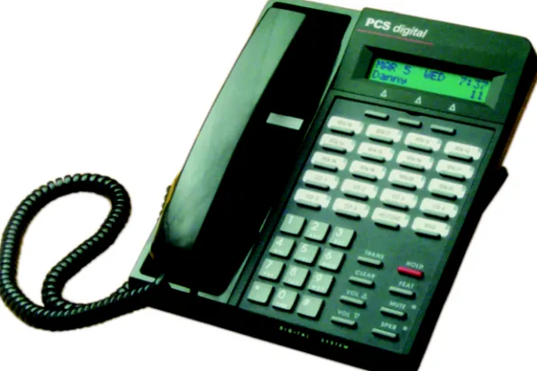 Figure 2-9   31-Button Model Telephone and 