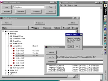 Figure 6: The Failure Simulation Tool GUI