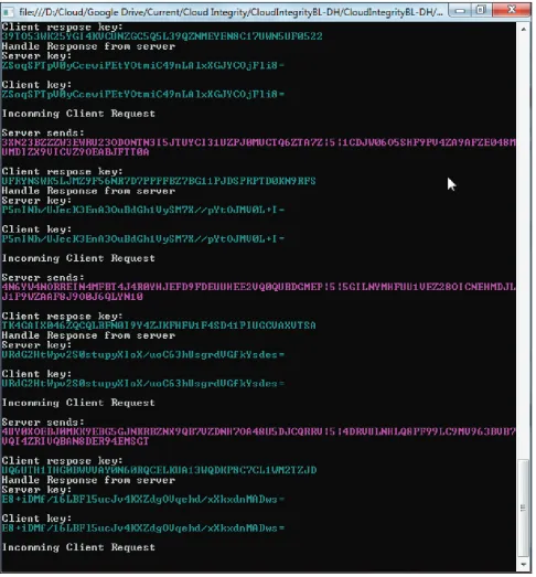 Fig. 5: The Process is Executed for Several Client Request