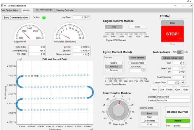 Figure 2.5: Main application tab for the FlexRoRun application. Developed using MATLAB App  Designer.