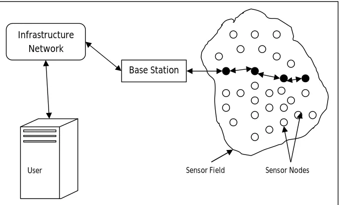 Figure 1: A sensor network 