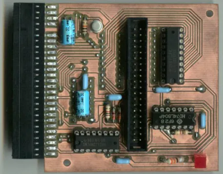Fig. 8 – Top side of the prototype board. 