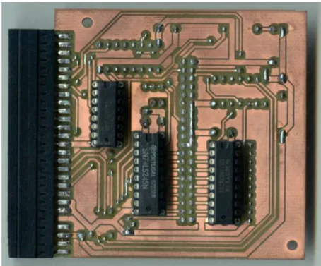 Fig. 9 – Bottom side of my prototype board. 