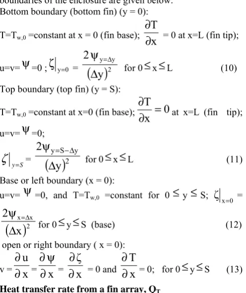 Fig. 5 shows variation of average Nusselt number of fin array 