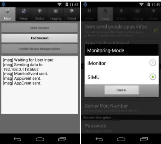 Figure 3. DECOmap for Android (Screenshot)