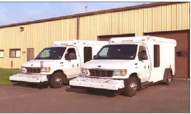Figure 2-1: Connecticut DOT’s data collection vans (4). 