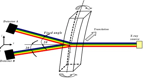 Figure 1.  Schematic diagram of twin-detector setup. 