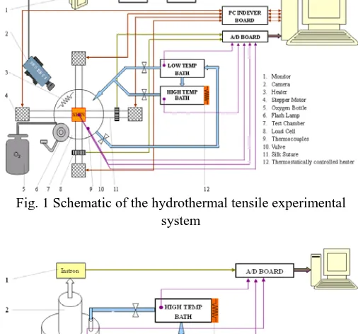 Fig. 2 Schematic of the hydrothermal compressive experimental system 