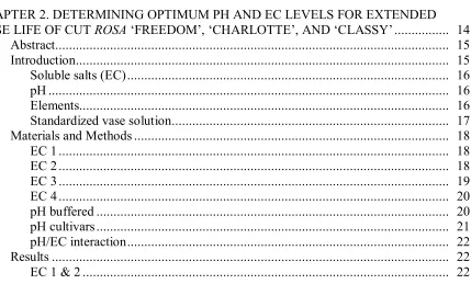 TABLE OF CONTENTS 