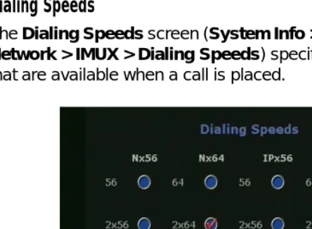 Figure 2-12.  Advanced Dialing Screen