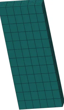 Figure 2. 3D 3x3x3 array model assembly using the graphite components. 