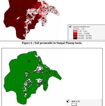 Figure 7: Potential IEOF area within Sungai Pinang basin.  